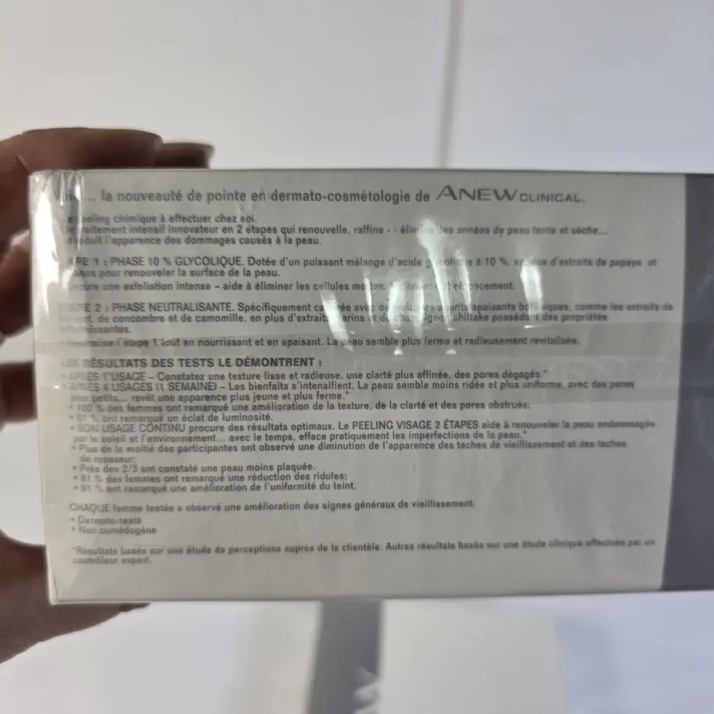 Avon Anew Clinical Laser System & Clinical 2-Step Facial Peel New